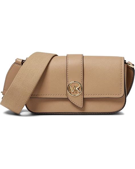 michael michael kors greenwich extra small east west leather crossbody